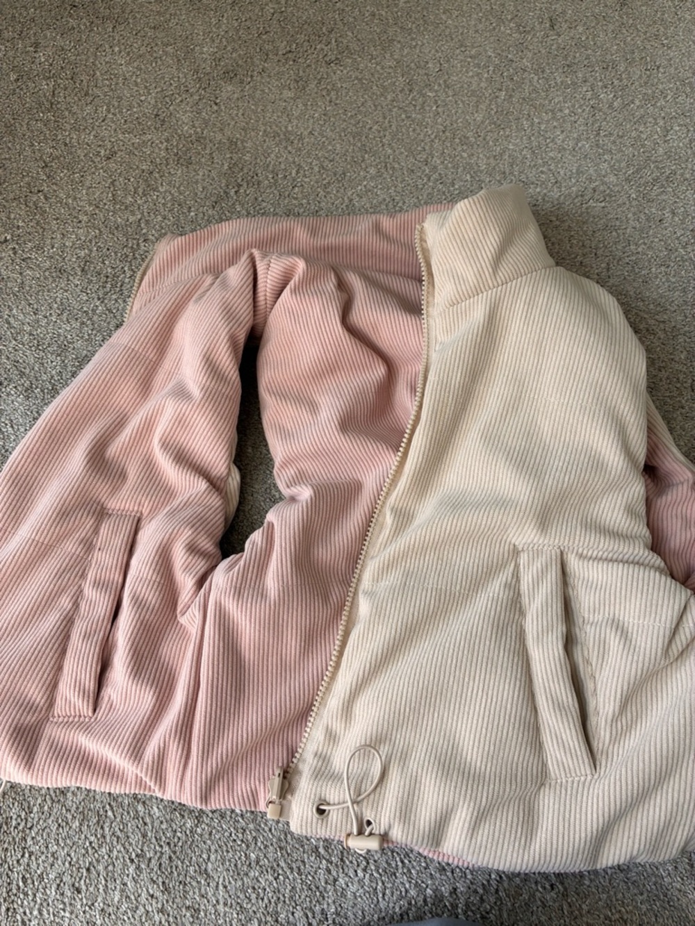 Reversible girls vest